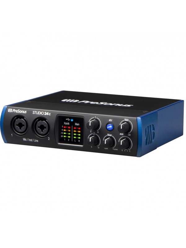 PreSonus Studio 24C 2x2 USB Type-C Audio/MIDI Interface - Music Guide ...