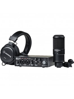 Steinberg UR22C Recording Pack with USB 3.1 Audio Interface, Condenser Microphone, and Headphones